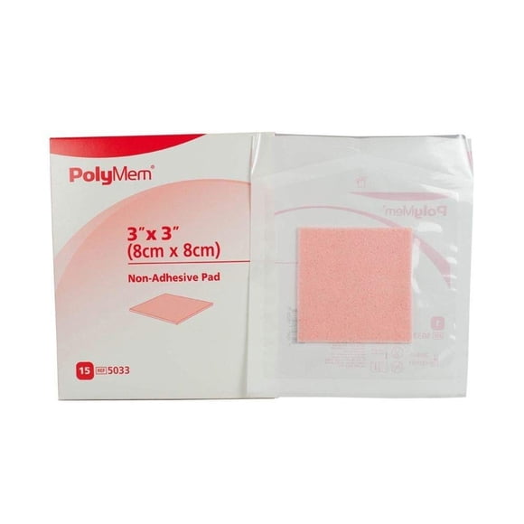 Apósitos para Heridas Shapes by PolyMem Espuma 8x8 cm 15 unidades