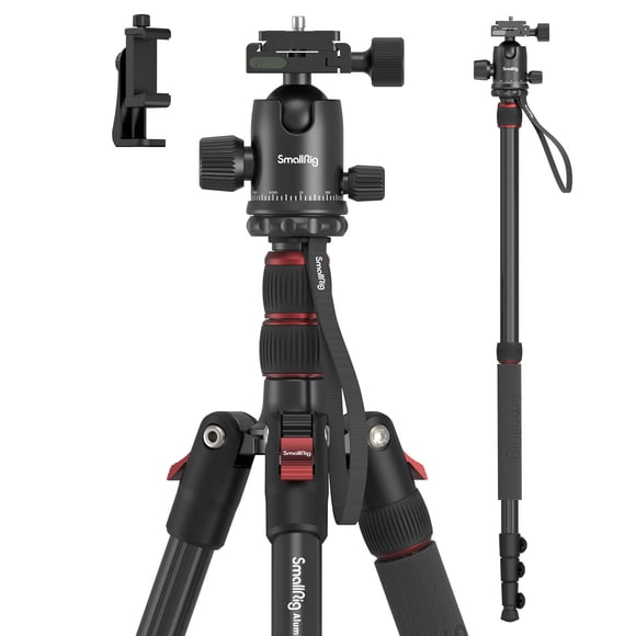 Trípode SMALLRIG CT-10 para cámara, plegable, aluminio, 71 cm