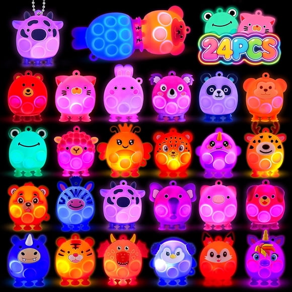Juguete Pop Animal ChildFun, 24 piezas, con luz y succión, souvenir