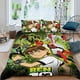 thumbnail image 2 of Ben 10 Conjunto de sábanas temático, trío de piezas, cómodo y amigable con la piel, diseño único, regalo de decoración para el hogar para familiares, amigos y fans,135cm *200cm, 2 of 6