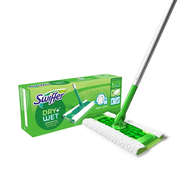Kit Inicial de Mopa para Piso Swiffer 92815 Seco y Húmedo