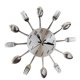thumbnail image 4 of Cocina Reloj De Pared Cuchara Tenedor Pared Etiqueta De La Pared Habitación Decoración Del Hogar Blanco, 4 of 5