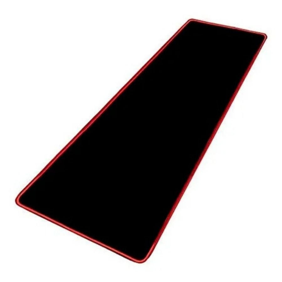 Click Ventas - Mouse Pad Gamer Antideslizante Negro Borde Cosido 70x30cm