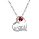 thumbnail image 1 of Collar De Mamá Para Mujer, Collar Con Colgante De Corazón De Son Charm, Joyería De Moda Estilo A, 1 of 3