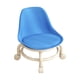 thumbnail image 2 of Taburete Con Ruedas De Baja Altura Con Respaldo Estructura De Soporte De Acero Inoxidable Altura 45 Cm Azul, 2 of 5