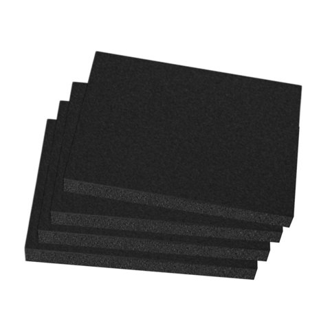 Bothyi - 4 Láminas De Espuma Para Caja De Herramientas, Prácticos Estuches De Embalaje Profesionales, Almohadillas De Espuma De 40 X 30 X 2,5 Cm.