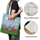 thumbnail image 3 of Bichikids Bolso de tela con estampado de lienzo para mujer, bolsa de compras reutilizable y estética, con cremallera interior, regalo para mujer,40*40cm., 3 of 6