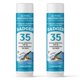 thumbnail image 1 of Protector solar en barra Badger Face SPF 35, 19 ml, 97% orgánico, paquete de 2, 1 of 7