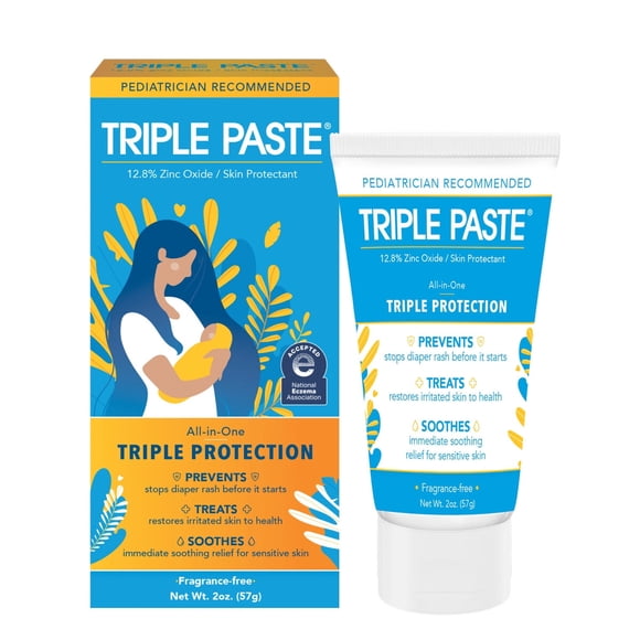 Pomada Triple Paste 57 g con óxido de zinc 12,8 % para protección