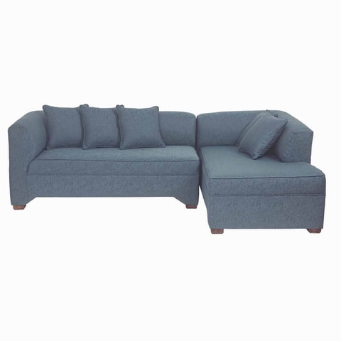 Muebles Altiro - Seccional Sinar Derecho - Tela Lino Sidelli Azul Petróleo