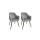 thumbnail image 1 of Pack 2 Sitiales Nieves Gris Patas Doradas, 1 of 5