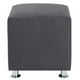 thumbnail image 1 of Pouf Cali 1c Felpa 12 Gris, 1 of 4