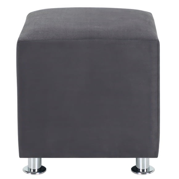 Pouf Cali 1c Felpa 12 Gris