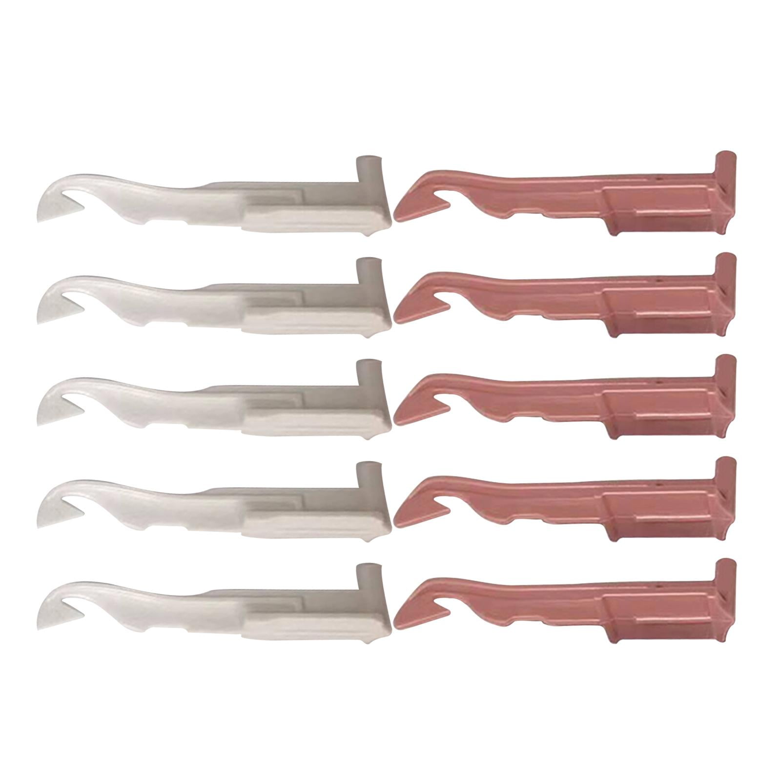 Magideal - 10x Ganchos De Tejer, Accesorios Para De Tejer De 48 Agujas, Enhebrador De , Telar De Tejer Diy, Piezas De Repuesto, Componentes De