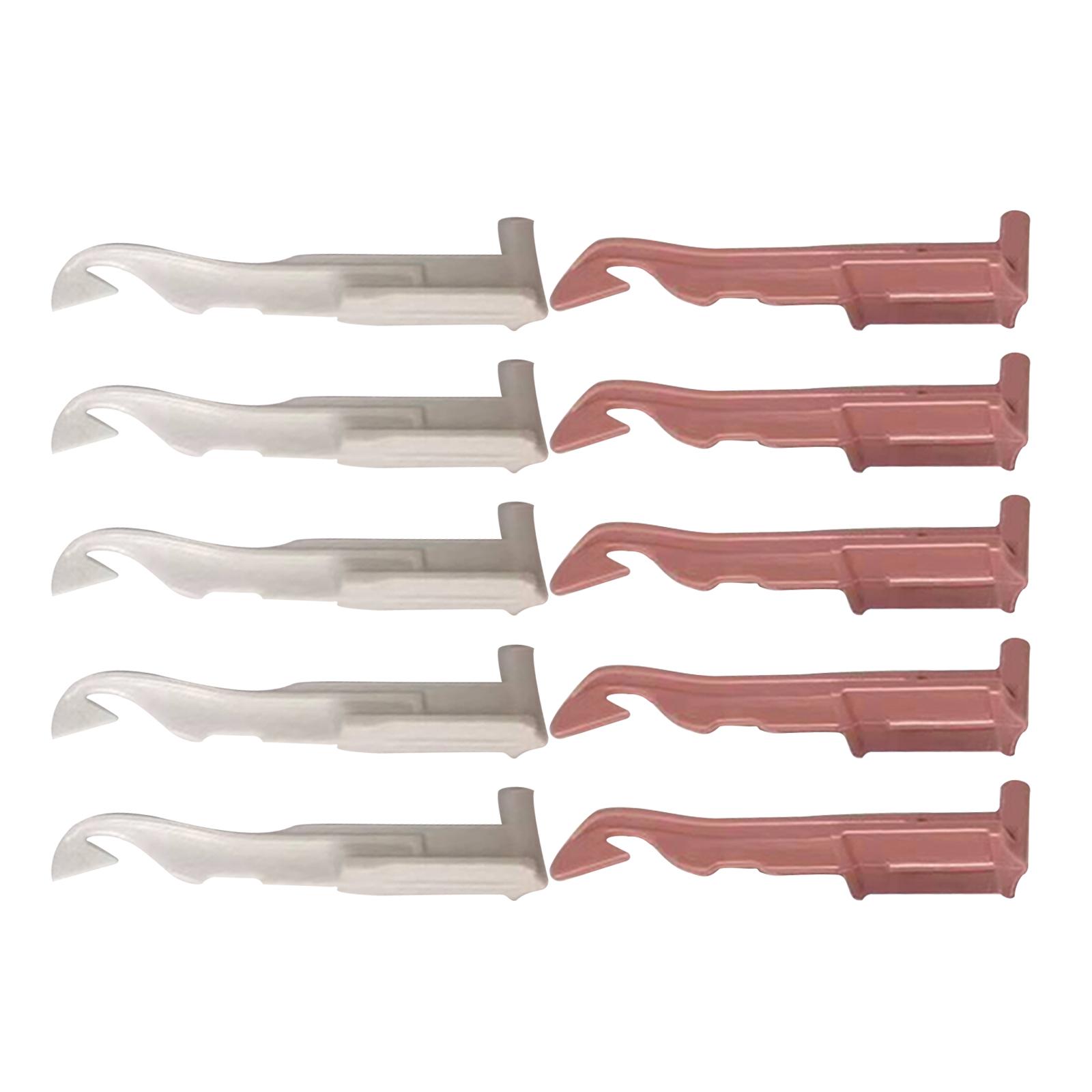 Magideal - 10X Ganchos De Tejer, Accesorios Para De Tejer De 48 Agujas, Enhebrador De , Telar De Tejer Diy, Piezas De Repuesto, Componentes De