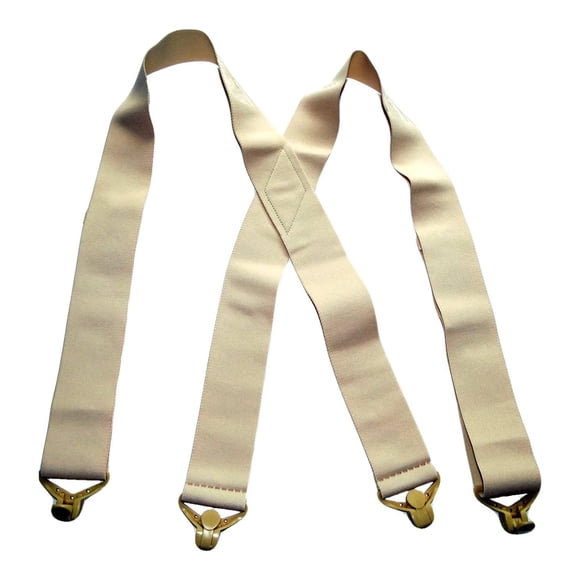 Tirantes Hold-Up de 5 cm con ganchos de sujeción X‑Back color beige