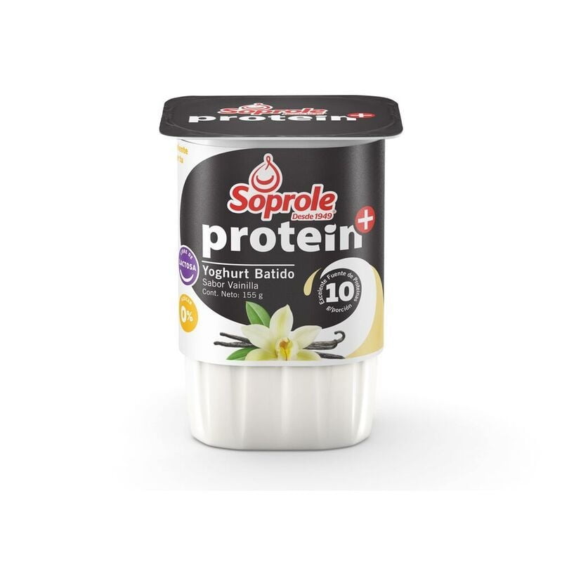 Yoghurt Protein Sabor Vainilla Pote 155 gr Soprole