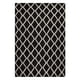 thumbnail image 1 of Alfombra Handwoven Helsinki 160X230 Negro, 1 of 3