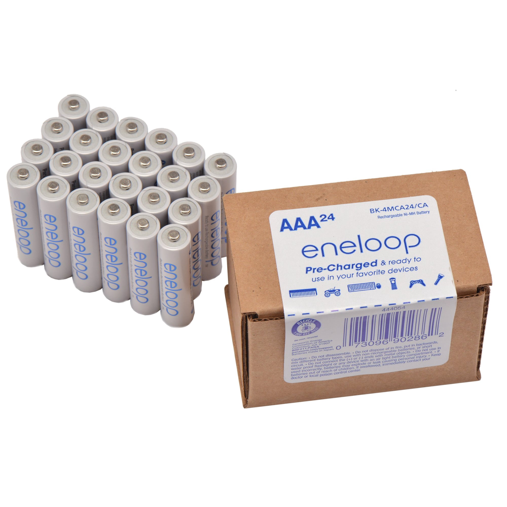 Pilas Recargables Eneloop Panasonic Bk-4mca24/ca Aaa