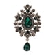 thumbnail image 2 of Broche Pin Accesorios De Estilo Retro Cárdigan Ropa De Regalo Broches De Mujer Alfileres Verde, 2 of 5