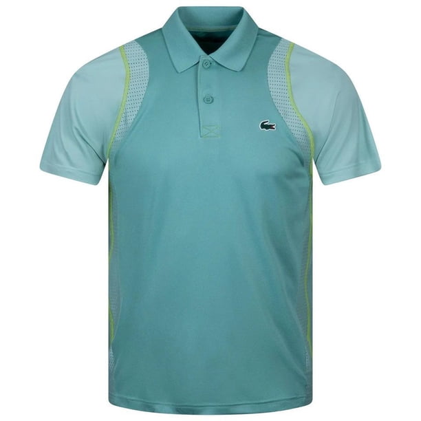 Polera Lacoste Polo Ultra Dry Turquesa Tenis
