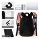 thumbnail image 5 of Motown Magic-theme Backpack, Campus style schoolbag Bookbag with Adjustable Shoulder Straps And Large Zip Compartment, Unisex Travel Bags.42x30x15cm, 5 of 6