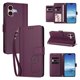thumbnail image 2 of Funda Cartera Trébol para iPhone 16 con Ranuras Tarjetas y Carga Inalámbrica Violeta, 2 of 6