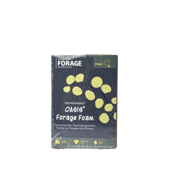 Espuma Floral Oasis Forage 23x10x8 cm Pack de 4 Degradable