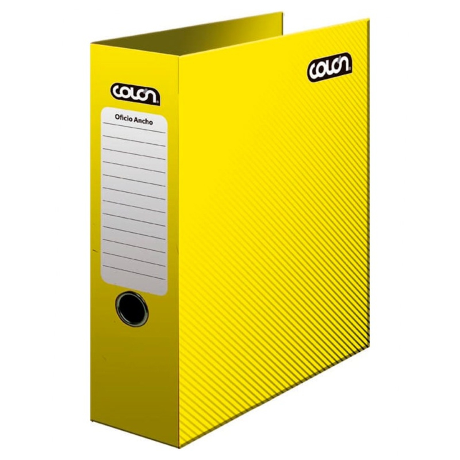 Colón - Archivador Oficio Ancho Colores Amarillo –