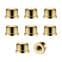 Ioensy - 8X Terminales De Lámpara De Metal Tapas Roscadas De Tapas Para Soporte De Pantalla De Lámpara Arpa Áurea