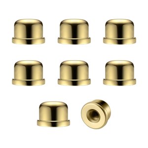 Ioensy - 8X Terminales De Lámpara De Metal Tapas Roscadas De Tapas Para Soporte De Pantalla De Lámpara Arpa Áurea