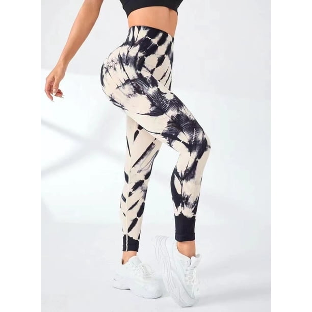 Leggins Deportivos Mujer Estampado Manchado Push Up