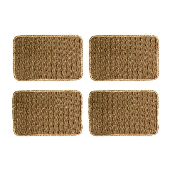 Set 4 Individuales Rectangulares Yute Nui De Ø30x45cms Kawi®