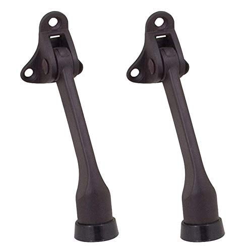 Tope de puerta Perfect Home 10 cm Bronce envejecido al aceite - Pack de 2
