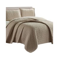 Tengfei - Cubrecama King De Lujo Extra Suave Con Relieves De Tufting