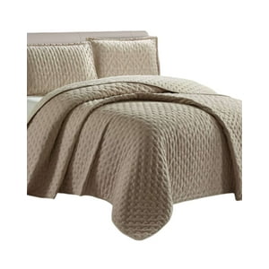 Tengfei - Cubrecama 2 Plazas De Lujo Extra Suave Con Relieves De Tufting