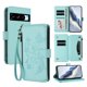 thumbnail image 1 of Funda Cartera Mariposa para [Google Pixel 8 Pro] con Soporte y Cremallera Verde menta, 1 of 6
