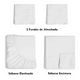 thumbnail image 2 of Juego sabana 180 hilos polycotton king color blanco, 2 of 3