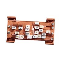 Bothyi - Sistema De Aprendizaje Asistido Guitar Aid Para Niños Y Adultos, Aprendizaje De Guitarra, Color Marrón