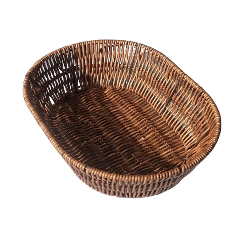 Oem - Bandeja Cesta De Ratan Cesta Tejida Alimentos 20X28Cm