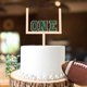 thumbnail image 1 of Adorno para pastel BEADED Football ONE – Decoración para primer cumpleaños, 1 of 8