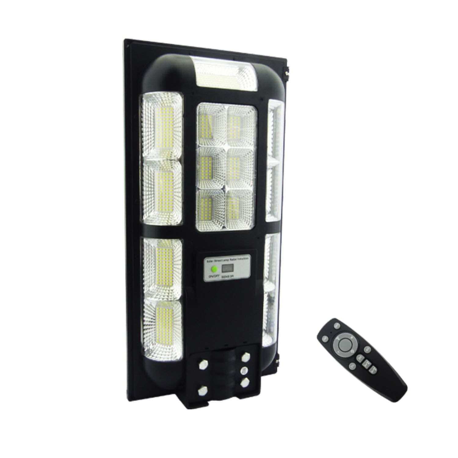 Importclick - Foco Poste Solar 200 Watt 15 Placas 676 Led