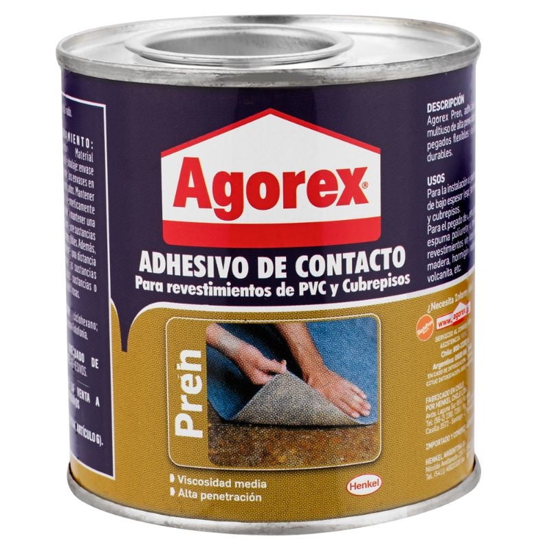 Agorex - Adhesivo Para Pvc Y Cubrepisos 240 Cc