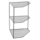 thumbnail image 3 of Estante De Almacenamiento De Cocina, Estante De Esquina, Soporte Para Gabinete De Encimera De Cocina, 3 Niveles, Negro, 3 of 5