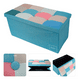 thumbnail image 1 of Puff Baul Plegable Organizador 76x38 Tela Mix Rosado, 1 of 4