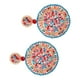 thumbnail image 3 of Pendientes Colgantes De Abalorios Pendientes Colgantes Redondos De Aro Bohemio Para Fiesta En La Playa Mujer Rosa Azul, 3 of 5