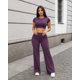 thumbnail image 3 of Conjunto Deportivo Para Mujer Crop Top Espalda Abierta Y Palazzo, 3 of 3