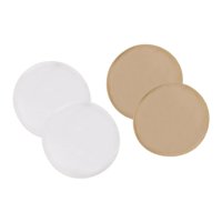 Magideal - 4 Almohadillas De Aceite De Ricino Para El Pecho, Paquete De Aceite De Ricino Para El Pecho, Envolturas De Aceite De Ricino Suaves Y Lavables A Prueba