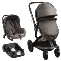 Bebesit - Coche Cuna Travel System Quantum Gris