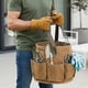 thumbnail image 5 of Bolsa para herramientas Kamiditer plegable de 30 L, organizador redondo, caqui, 5 of 6